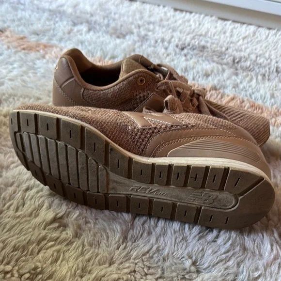 New Balance Tan Mesh Sneakers - Picture 2 of 6